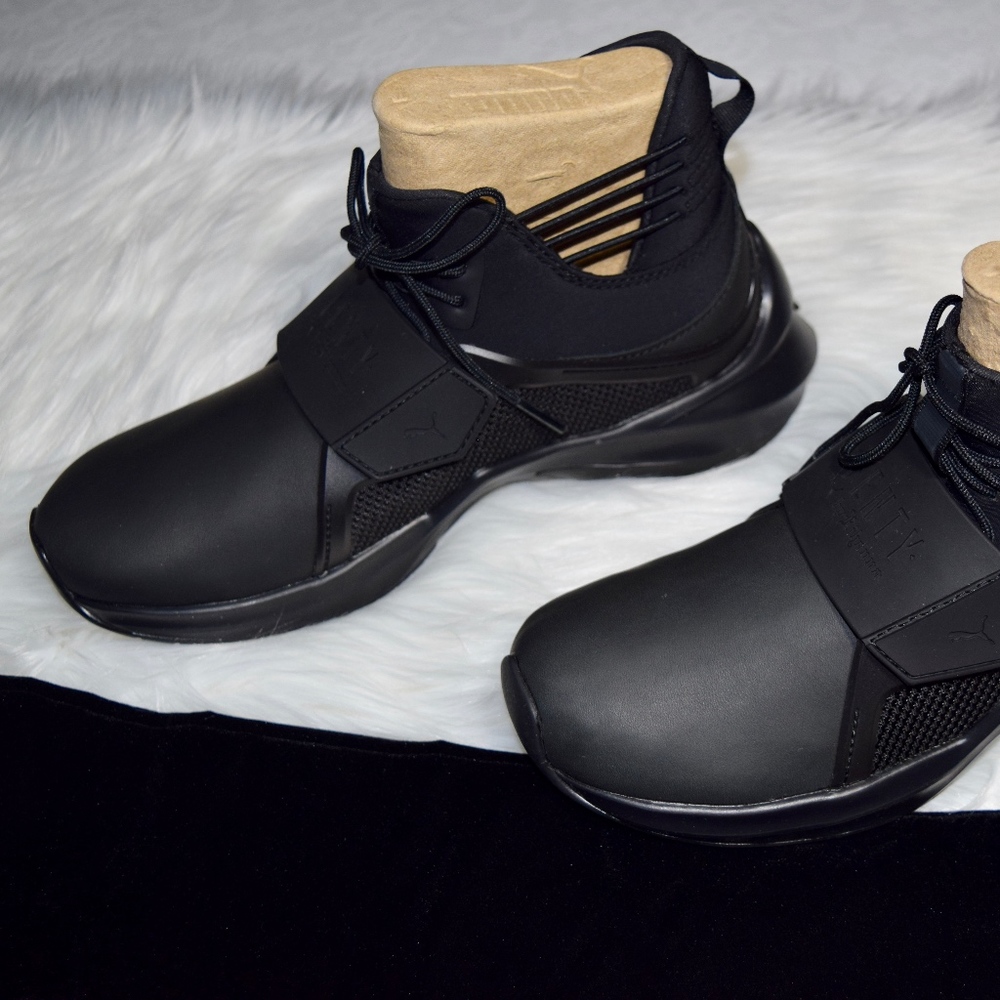 The Trainer Hi By Fenty Rihanna Puma Black Sneaker